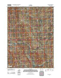 Blue Gap Wyoming Historical topographic map, 1:24000 scale, 7.5 X 7.5 Minute, Year 2012