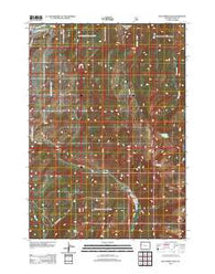 Blue Miner Lake Wyoming Historical topographic map, 1:24000 scale, 7.5 X 7.5 Minute, Year 2012