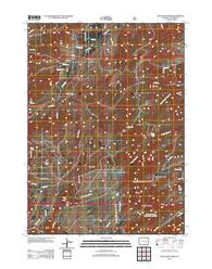Blue Nose Creek Wyoming Historical topographic map, 1:24000 scale, 7.5 X 7.5 Minute, Year 2012