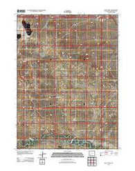 Blue Point Wyoming Historical topographic map, 1:24000 scale, 7.5 X 7.5 Minute, Year 2012