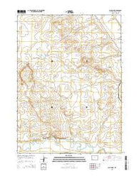 Blue Point Wyoming Current topographic map, 1:24000 scale, 7.5 X 7.5 Minute, Year 2015