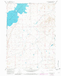 Bluegrass Wells Wyoming Historical topographic map, 1:24000 scale, 7.5 X 7.5 Minute, Year 1955