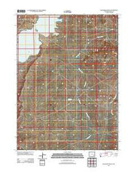 Bluegrass Wells Wyoming Historical topographic map, 1:24000 scale, 7.5 X 7.5 Minute, Year 2012