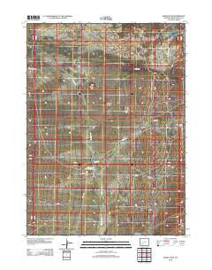 Boars Tusk Wyoming Historical topographic map, 1:24000 scale, 7.5 X 7.5 Minute, Year 2012