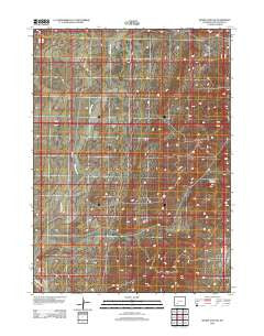 Boars Tusk SW Wyoming Historical topographic map, 1:24000 scale, 7.5 X 7.5 Minute, Year 2012