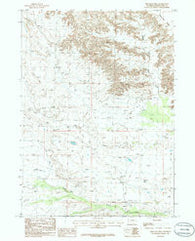 Bob Jack Well Wyoming Historical topographic map, 1:24000 scale, 7.5 X 7.5 Minute, Year 1986