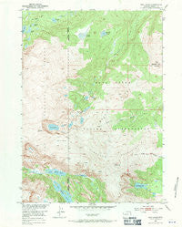 Bob Lakes Wyoming Historical topographic map, 1:24000 scale, 7.5 X 7.5 Minute, Year 1952
