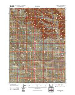 Bob Jack Well Wyoming Historical topographic map, 1:24000 scale, 7.5 X 7.5 Minute, Year 2012