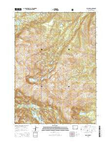 Bob Lakes Wyoming Current topographic map, 1:24000 scale, 7.5 X 7.5 Minute, Year 2015