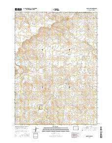 Bobby Draw Wyoming Current topographic map, 1:24000 scale, 7.5 X 7.5 Minute, Year 2015