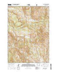 Bobcat Ridge Wyoming Current topographic map, 1:24000 scale, 7.5 X 7.5 Minute, Year 2015