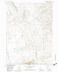 Boggy Meadows Wyoming Historical topographic map, 1:24000 scale, 7.5 X 7.5 Minute, Year 1960