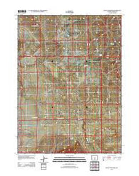 Boggy Meadows Wyoming Historical topographic map, 1:24000 scale, 7.5 X 7.5 Minute, Year 2012