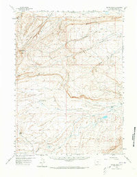 Bolten Ranch Wyoming Historical topographic map, 1:62500 scale, 15 X 15 Minute, Year 1956