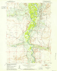 Bonneville SW Wyoming Historical topographic map, 1:24000 scale, 7.5 X 7.5 Minute, Year 1950