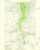 Bonneville SW Wyoming Historical topographic map, 1:24000 scale, 7.5 X 7.5 Minute, Year 1950