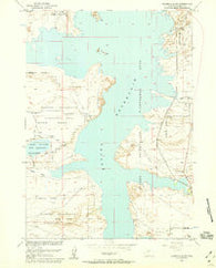 Bonneville SW Wyoming Historical topographic map, 1:24000 scale, 7.5 X 7.5 Minute, Year 1958