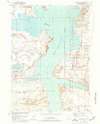 Bonneville SW Wyoming Historical topographic map, 1:24000 scale, 7.5 X 7.5 Minute, Year 1958