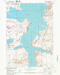 Bonneville SW Wyoming Historical topographic map, 1:24000 scale, 7.5 X 7.5 Minute, Year 1958