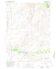Bonneville Wyoming Historical topographic map, 1:24000 scale, 7.5 X 7.5 Minute, Year 1957