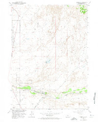 Bonneville Wyoming Historical topographic map, 1:24000 scale, 7.5 X 7.5 Minute, Year 1957