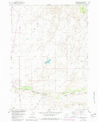 Bonneville Wyoming Historical topographic map, 1:24000 scale, 7.5 X 7.5 Minute, Year 1957