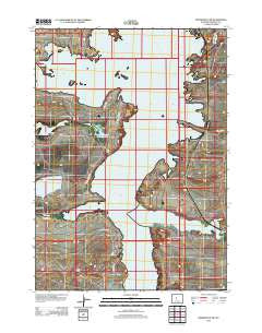 Bonneville SW Wyoming Historical topographic map, 1:24000 scale, 7.5 X 7.5 Minute, Year 2012
