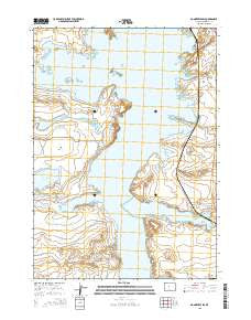 Bonneville SW Wyoming Current topographic map, 1:24000 scale, 7.5 X 7.5 Minute, Year 2015
