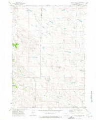 Bonnie Reservoir Wyoming Historical topographic map, 1:24000 scale, 7.5 X 7.5 Minute, Year 1972