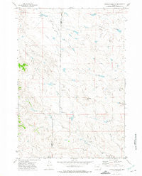 Bonnie Reservoir Wyoming Historical topographic map, 1:24000 scale, 7.5 X 7.5 Minute, Year 1972