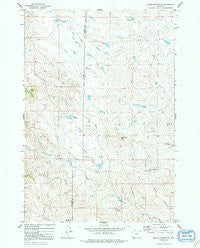 Bonnie Reservoir Wyoming Historical topographic map, 1:24000 scale, 7.5 X 7.5 Minute, Year 1972