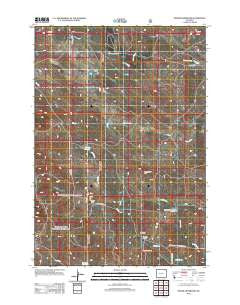 Bonnie Reservoir Wyoming Historical topographic map, 1:24000 scale, 7.5 X 7.5 Minute, Year 2012