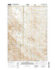 Bonnie Reservoir Wyoming Current topographic map, 1:24000 scale, 7.5 X 7.5 Minute, Year 2015