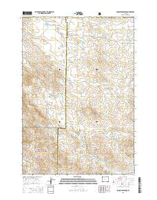 Bonnie Reservoir Wyoming Current topographic map, 1:24000 scale, 7.5 X 7.5 Minute, Year 2015