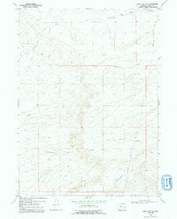 Boot Heel SE Wyoming Historical topographic map, 1:24000 scale, 7.5 X 7.5 Minute, Year 1968