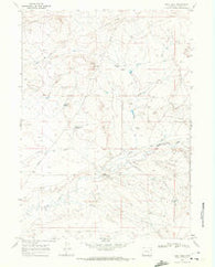 Boot Heel Wyoming Historical topographic map, 1:24000 scale, 7.5 X 7.5 Minute, Year 1968