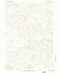 Boot Heel Wyoming Historical topographic map, 1:24000 scale, 7.5 X 7.5 Minute, Year 1968