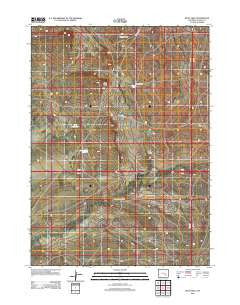 Boot Heel Wyoming Historical topographic map, 1:24000 scale, 7.5 X 7.5 Minute, Year 2012
