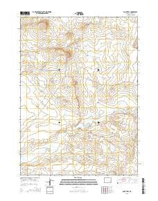 Boot Heel Wyoming Current topographic map, 1:24000 scale, 7.5 X 7.5 Minute, Year 2015