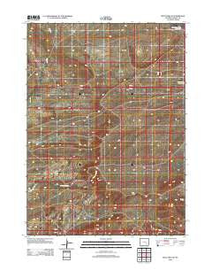 Boot Heel SE Wyoming Historical topographic map, 1:24000 scale, 7.5 X 7.5 Minute, Year 2012