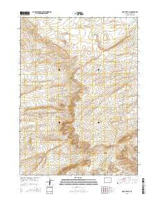 Boot Heel SE Wyoming Current topographic map, 1:24000 scale, 7.5 X 7.5 Minute, Year 2015