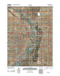 Bosler Wyoming Historical topographic map, 1:24000 scale, 7.5 X 7.5 Minute, Year 2012