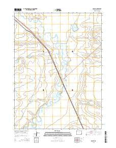 Bosler Wyoming Current topographic map, 1:24000 scale, 7.5 X 7.5 Minute, Year 2015