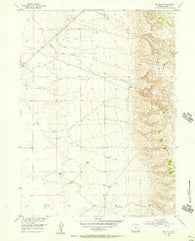 Bosler SE Wyoming Historical topographic map, 1:24000 scale, 7.5 X 7.5 Minute, Year 1955