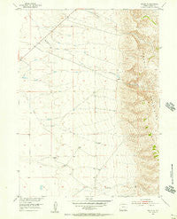 Bosler SE Wyoming Historical topographic map, 1:24000 scale, 7.5 X 7.5 Minute, Year 1955
