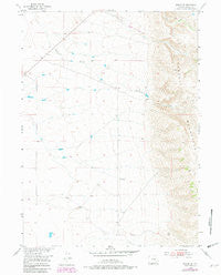 Bosler SE Wyoming Historical topographic map, 1:24000 scale, 7.5 X 7.5 Minute, Year 1955