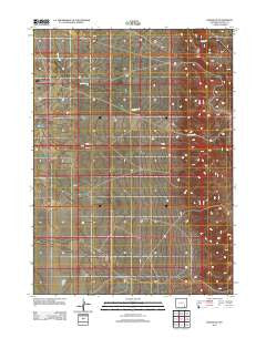 Bosler SE Wyoming Historical topographic map, 1:24000 scale, 7.5 X 7.5 Minute, Year 2012