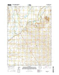 Boulder Wyoming Current topographic map, 1:24000 scale, 7.5 X 7.5 Minute, Year 2015