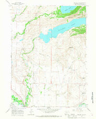 Boulder Lake Wyoming Historical topographic map, 1:24000 scale, 7.5 X 7.5 Minute, Year 1964
