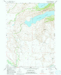 Boulder Lake Wyoming Historical topographic map, 1:24000 scale, 7.5 X 7.5 Minute, Year 1964